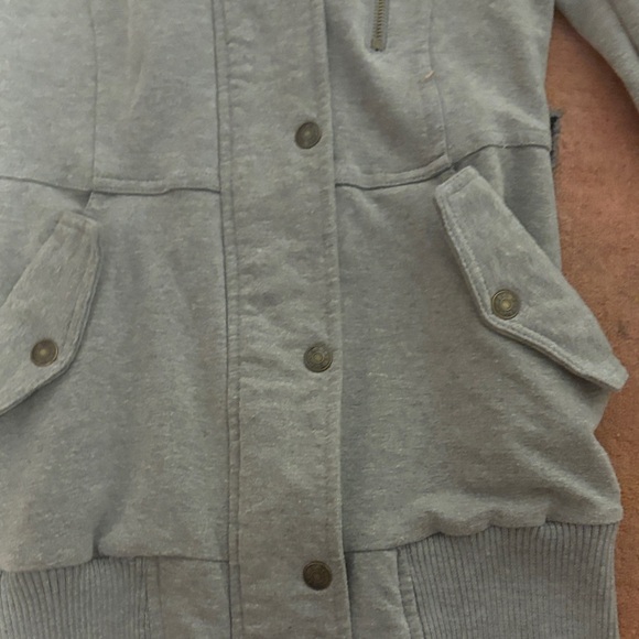 Skatie Heather Gray Utility Jacket - Picture 7 of 9